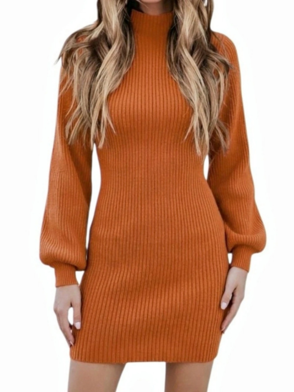 ANRABESS Tutleneck Mini Sweaters Dress, S, NWT
